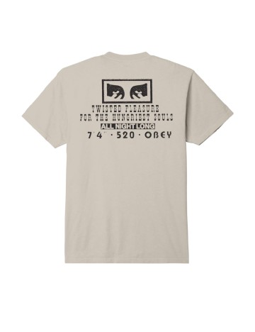 Tricou Obey, gri