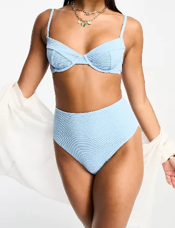 Sutien de baie Playful Promises, bleu Albastru