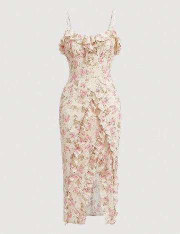 Rochie medie SHEIN, crem