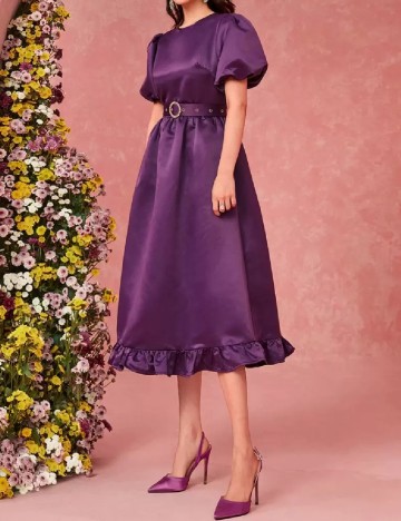 Rochie medie SHEIN, mov