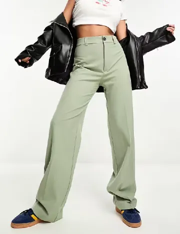 Pantaloni Pull&Bear, verde Verde