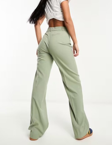 Pantaloni Pull&Bear, verde