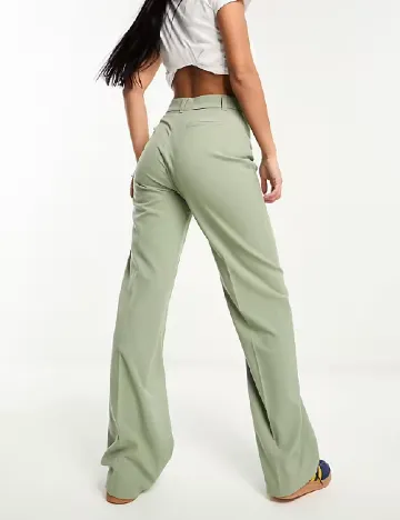 Pantaloni Pull&Bear, verde Verde