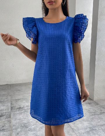 Rochie scurta SHEIN, albastru