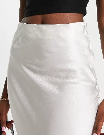 Fusta Stradivarius, gri Gri