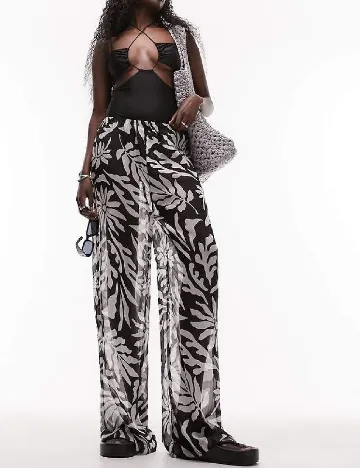 Pantaloni Top Shop, negru Negru