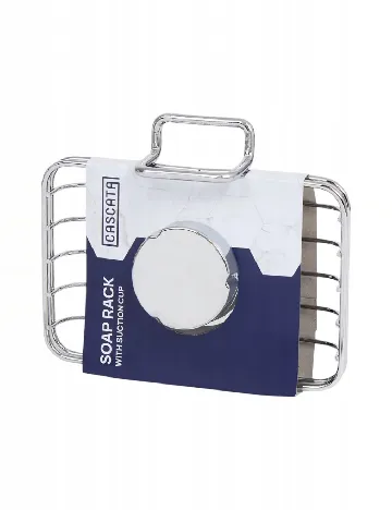 Suport de sapun Cascata, argintiu