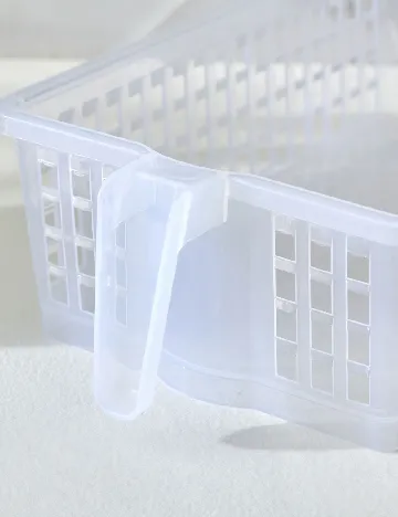 Organizator multifunctional cu maner Zd Trading, transparent Alb