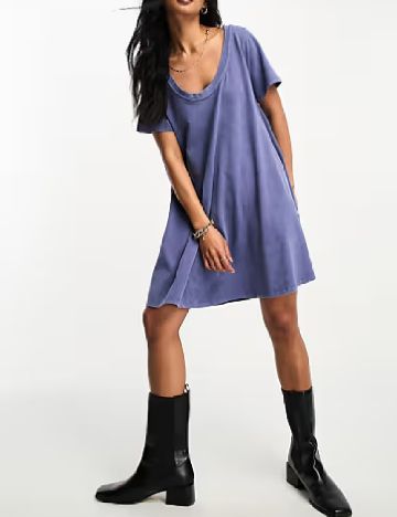 Rochie scurta ASOS, albastru
