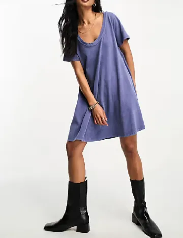 Rochie scurta ASOS, albastru Albastru