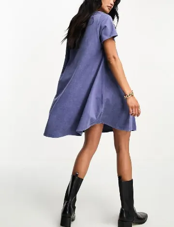 Rochie scurta ASOS, albastru Albastru