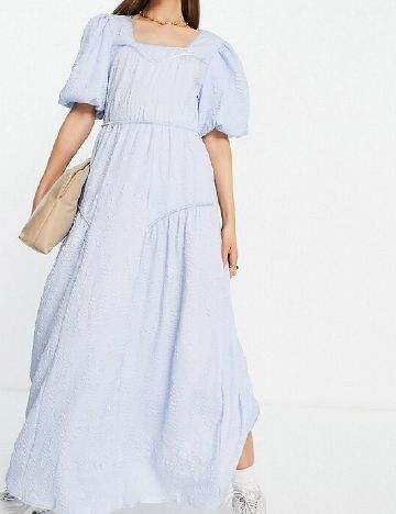Rochie lunga Vila, albastru