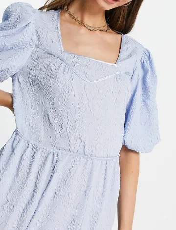 Rochie lunga Vila, albastru Albastru