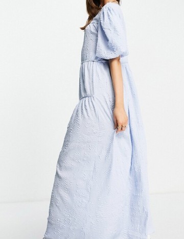 Rochie lunga Vila, albastru