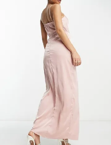 Rochie lunga TFNC London, roz Roz