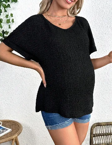 Bluza SHEIN Maternity, negru Negru