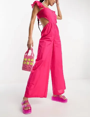Salopeta ASOS, roz Roz