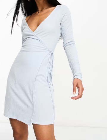 Rochie scurta ASOS, bleu