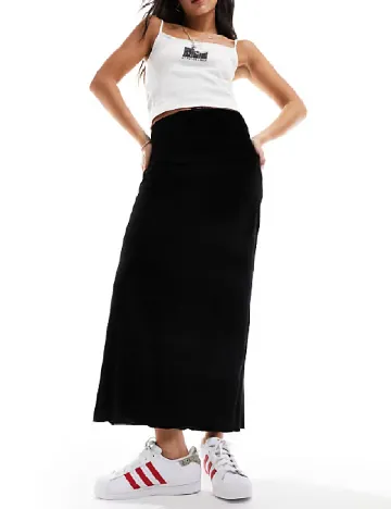 Fusta ASOS, negru Negru