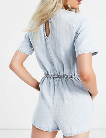 Salopeta Miss Selfridge, bleu deschis
