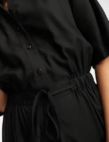 Salopeta ASOS, negru Negru