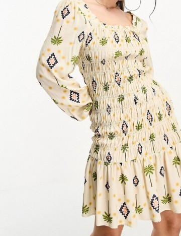 Rochie scurta Never Fully Dressed, crem
