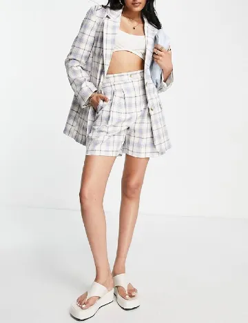 Pantaloni scurti ASOS, albastru Albastru