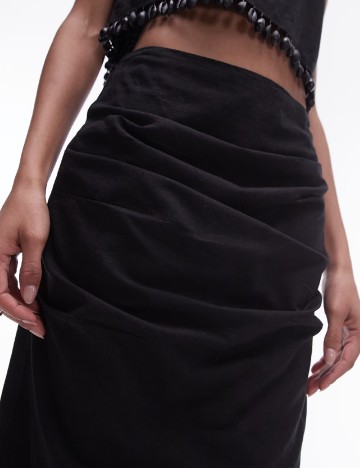 Fusta Top Shop, negru