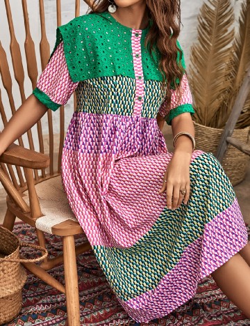 Rochie medie SHEIN, mix culori
