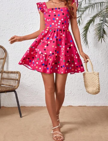 Rochie scurta SHEIN, mix culori