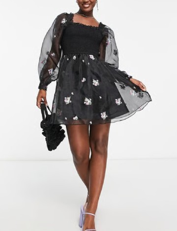 Rochie scurta Miss Selfridge, negru