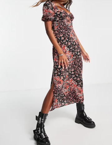 Rochie medie Top Shop, floral print
