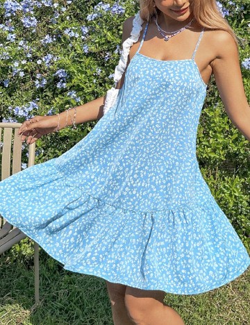 Rochie scurta SHEIN, albastru