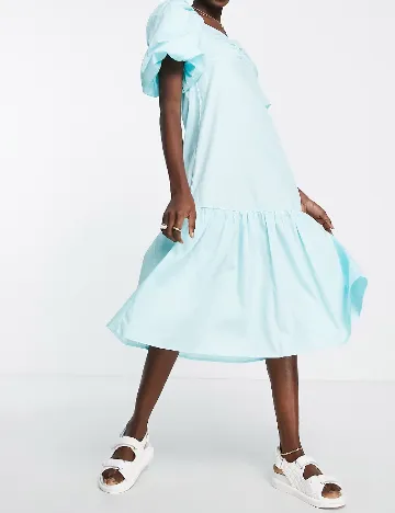 Rochie medie Y.A.S, albastru Albastru