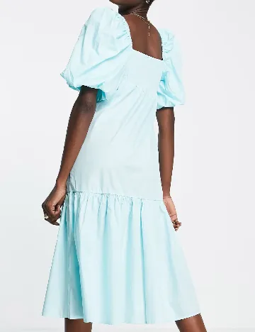 Rochie medie Y.A.S, albastru Albastru