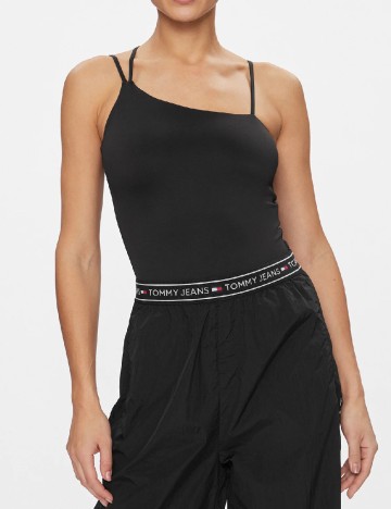 Body Tommy Jeans, negru
