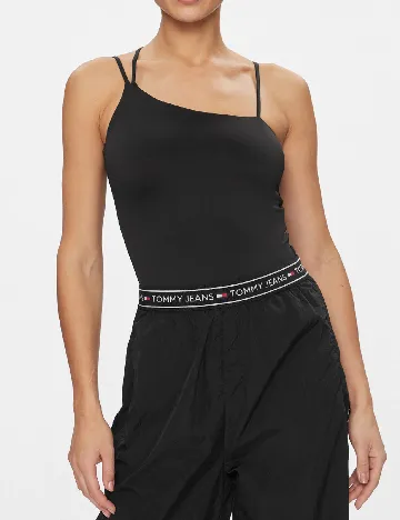 Body Tommy Jeans, negru Negru