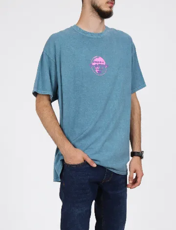 Tricou Oversize Topman, albastru Albastru