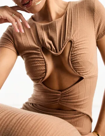 Rochie medie ASOS, maro Maro