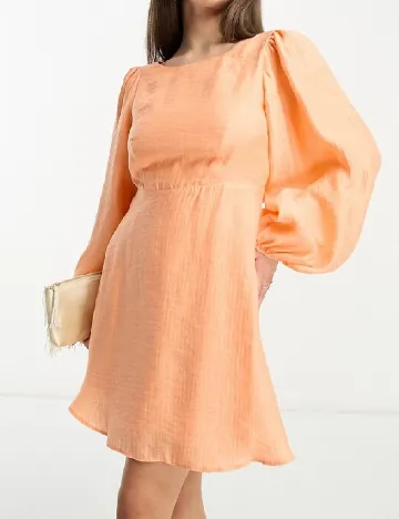 Rochie scurta Nobody s child, corai Portocaliu