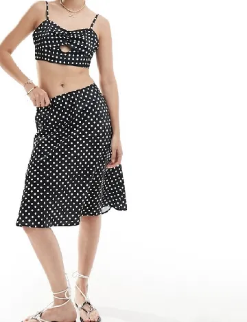 Fusta ASOS, negru Negru