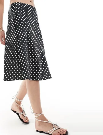 Fusta ASOS, negru Negru