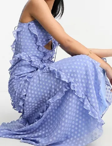 Rochie lunga ASOS, albastru Albastru