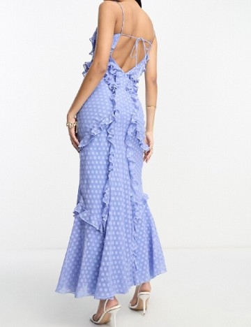 Rochie lunga ASOS, albastru