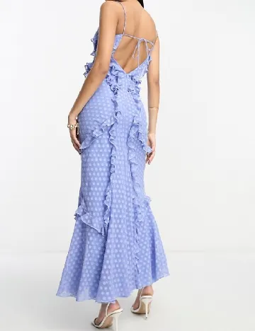 Rochie lunga ASOS, albastru Albastru