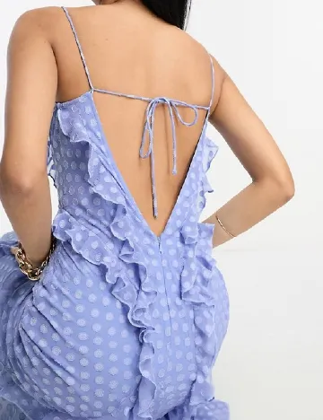 Rochie lunga ASOS, albastru Albastru