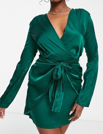 Rochie scurta NAANAA, verde