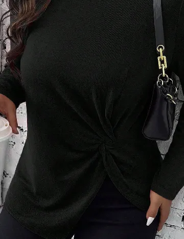 Bluza SHEIN CURVE, negru Negru