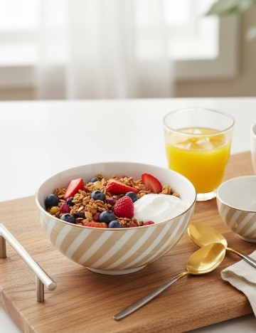 Bol KAPIMEX, bej/alb