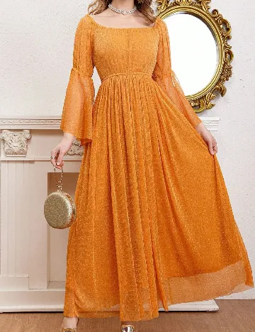 Rochie lunga SHEIN, portocaliu Portocaliu